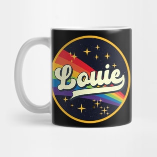 Louie // Rainbow In Space Vintage Style Mug